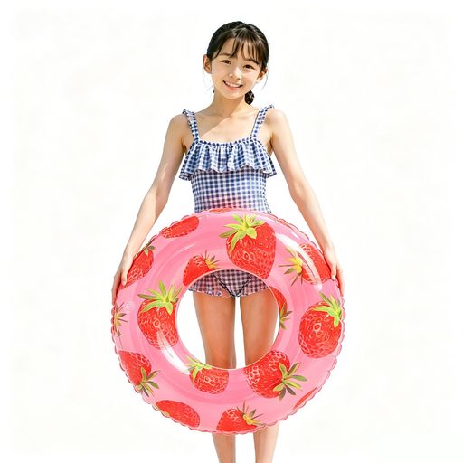 ✅【ティーンズに大人気 みずみずしいいちご柄】 ピンクの透明 PVC 素材に鮮やかないちごをたっぷりプリント。おしゃれ心が芽生える年頃の女の子にぴったりで、プールやビーチで目立ち、友達同士の SNS 投稿にも最適です。 ✅ 【無毒厚手 PVC 安心安全仕様】 環境に優しい無毒の厚手 PVC 素材を採用。柔らかいエッジ加工で肌に優しく、耐圧性・耐久性に優れ、空気漏れや破れに強い設計です。 ✅【 9〜14 歳に最適 80# 専用サイズ】 空気注入後 外径約 66cm・内径約 30cm。体重35kg〜45kg(9 歳〜14 歳)の小学生高学年〜中学生に最適で、体にフィットして安心して水遊びができます。 ✅ 【安定感抜群 O 型構造】 標準的な O 型デザインが体を均等にサポート。転倒しにくく、水泳の練習や夏休みのレジャー、修学旅行・部活合宿にも最適です。 ✅ 【コンパクト 持ち運び・収納簡単】 空気を抜いて折りたためば、リュックやスクールバッグにすっきり収まります。家族旅行・キャンプ・川遊びなど、様々なシーンに便利です。