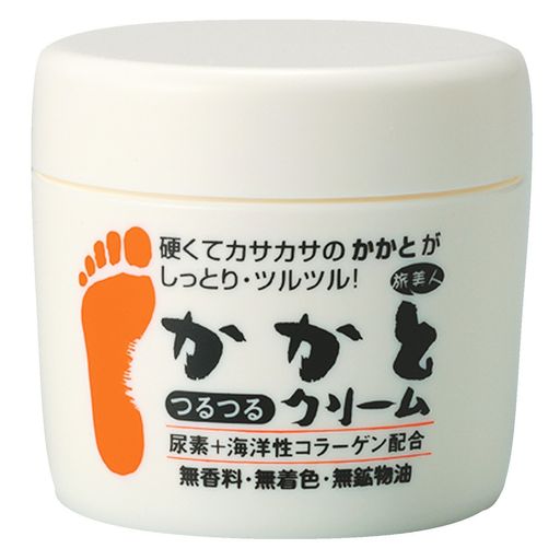 乾燥 無香料、無着色、無鉱物油のコラーゲン配合 尿素と海洋性コラーゲンの成分が生き生きとしたかかとをよみがえらせます。 ひじ・ひざはもちろん、ハンドクリームとしてもお使い頂けます。