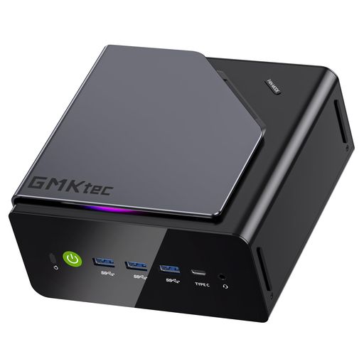 GMKtec 次世代AIミニPC Core Ultra 5 125U搭載 OCuLink USB4 2.5Gx2 4画面出力 K15 16GB+1TB