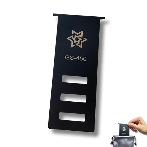 Fieekty フラットバーナー 延長プレート アシナガプレート Snow Peak用 器具栓延長プレート IGT規格適応 キャンプ アウトドア アクセサリー 収納袋付き ブラック