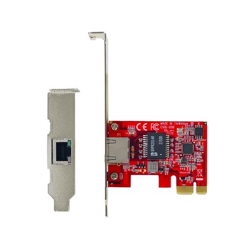 2.5ギガビットイーサネットに対応したLANカード 対応規格:2.5GBASE-T/1000BASE-T/100BASE-TX ロープロファイルブラケット付属 定番のIntel製I225-V(B3ステッピング)イーサネットコントローラ搭載 Wake On LANに対応し、PCを遠隔から起動可能