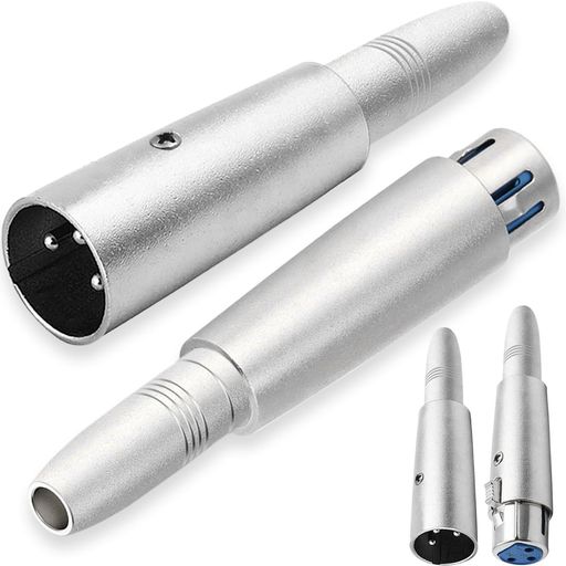 製品の用途: 3ピンXLR - 1/4インチメスTRSアダプター、1/4インチポートをXLRオスまたはXLRメスポートに変換します。 6.35mmメスソケットはステレオです。 優れた素材:亜鉛合金製、低インピーダンス、高伝導率、耐久性があり、音質は滑らかでクリアです。 高周波(RF)ノイズや電磁妨害(EMI)を防ぐ高品質金属シールドタイプです。 強力な接続:XLR端にはロック設計があり、デバイスを接続するときにしっかりと安定して接続でき、頻繁なケーブルドロップの問題を解決します。 用途:プロオーディオ用XLRアダプター、ミキサー、マイク、アンプ、EQ、ラック、キーボード、ギター、エレクトリックピアノ、ドラムなどに最適です。 パッケージ内容: XLRメス - 6.35mmメスアダプター2個。 XLRオス - 6.35mmメスアダプター2個。