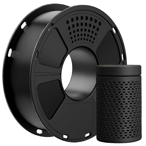GEEETECH PLA 3Dプリンターフィラメント PLA造形材料寸法精度+/-0.02 mm 正味量1 KG 1.75mm径 plaフィラメント (黒/ブラック)