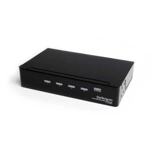 StarTech.com 4出力対応HDMIスプリッター分配器 3.5mmステレオオーディオ対応 1080...