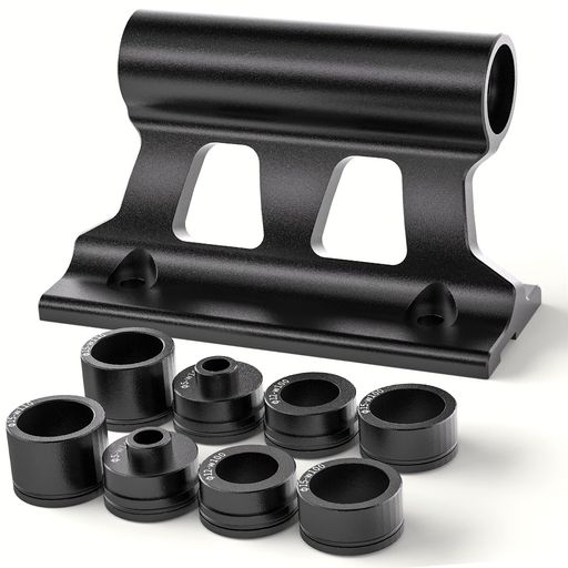 CXWXC 自転車 前フォーク受け スタンド クイックリリース、12mm/15mmスルーアクスル対応 車載と室内保管など用 ブラック(CX-C08)