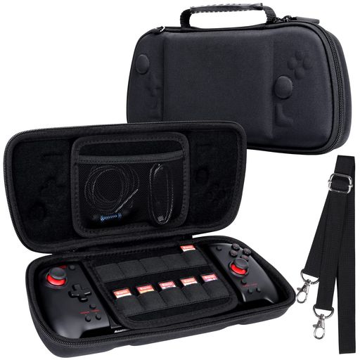 【完璧にフィット】Aenllosi 収納ケースは、Hori Switch コントローラーのために特別に設計されており、元の機械が金型を開き、ホリ グリップコントローラー fitとNintendo Switch ゲームカードをまとめて収納できます。 ケースサイズ:32x13.5x5cm。 【外層は半防水】アウターシェルはEVA素材で、硬く、耐衝撃性、耐傷性に優れています。 防塵性にも優れています。 ホリ グリップコントローラーをしっかりと保護します。 【ソフト裏地】裏地はすべてベルベット素材を使用し、繊細で柔らかな肌触りで、hori split pad fitをキズから守り、安心して収納できます。