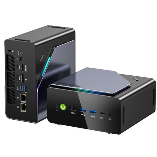 GMKtec K12 ミニPC AMD Ryzen 7 H 255搭載【8745HSより速い】8コア16スレッド 最大4.9GHz 32GB DDR5+1TB NVMe SSD PCIe4.0x4拡張対応 OCulink搭載 デュアル2.5G LAN