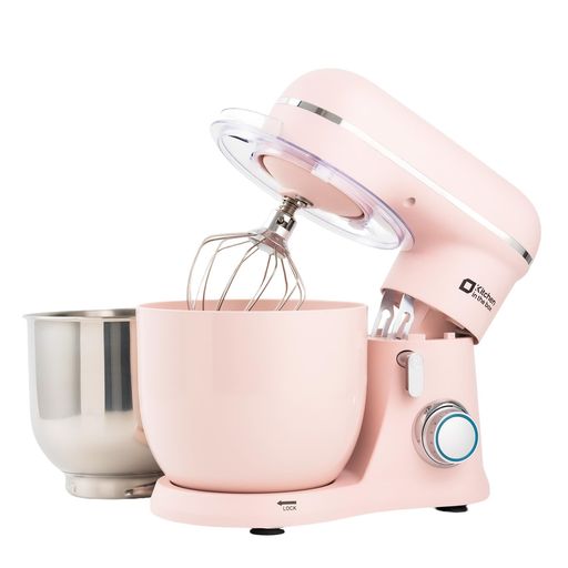 【周波数・ダイヤルランプ仕様について】一部商品には旧版の梱包材が使用されている場合がありますが、製品は50Hz/60Hz両対応のため日本全国でご使用いただけます。なお、3.5Lモデルのダイヤル部は点灯しない仕様です。不具合ではございませんのでご了承ください。 【3.5L&amp;3.5Lのダブルボウルセット】3.5Lステンレスボウル&amp;3.5L食品級ABSボウルの2つがセット!用途や気分に合わせてボウルを使い分けることで、毎日のベーキングがよりスムーズに! 【マット仕上げ&amp;豊かなカラー】マット仕上げと豊かなカラーの組み合わせで、実用性とデザイン性を兼ね備えたスタンドミキサー。調理器具としてだけでなく、キッチンを華やかに彩る一台です! 【10段階スピードモード】10段階の速度調節モードに加え、便利なパルス機能(Pモードで短時間最高速運転)を搭載!繊細な泡立てから力強いこね作業まで、思い通りの仕上がりを実現。仕上がりの精度を求めるあなたにピッタリの一台です! 【多機能アタッチメントセット】付属のドゥフック、ビーター、ホイッパーで、パン生地のこね作業やケーキ作り、クリームの泡立ても手軽に実現。