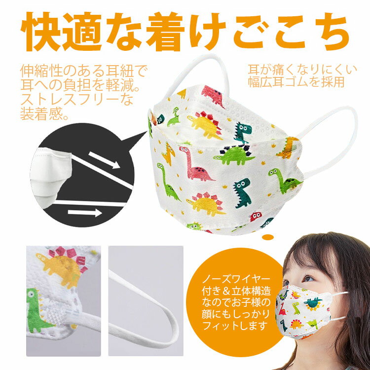 マスク 子供 マスク 50枚 10枚くちばし 子ども マスク 大人 不織布 小学生 マスク 子供用 立体マスク 大人 マスク 小さめ 使い捨て マスク キッズ 立体 マスク 子供 不織布 立体マスク マスク 幼児園 保育園 3