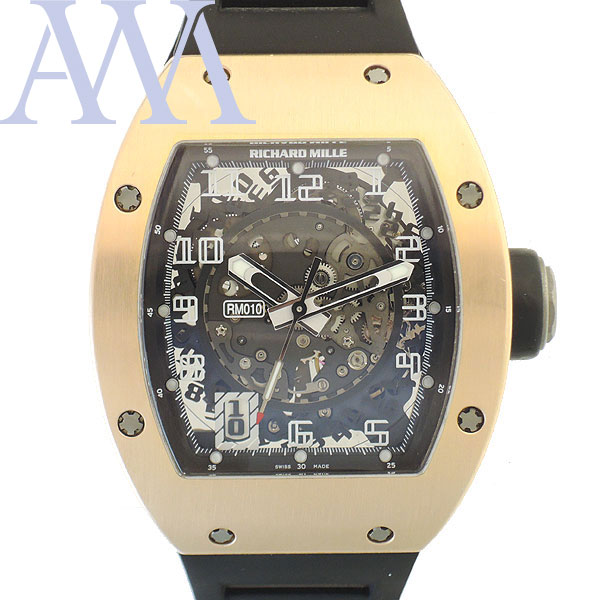 【RICHARD MILLE リシャールミル】 RM010RG　ローズゴールド 40mm 【中古】