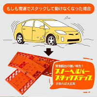 折りたたみ式スノーヘルパースタックステップ2枚組【送料無料】
