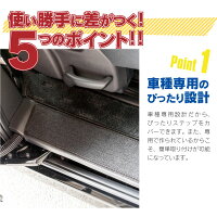 セレナC27系小傷と汚れ防止に!ステップマット専用設計ブラックフロント+リア4枚セット!【送料無料】