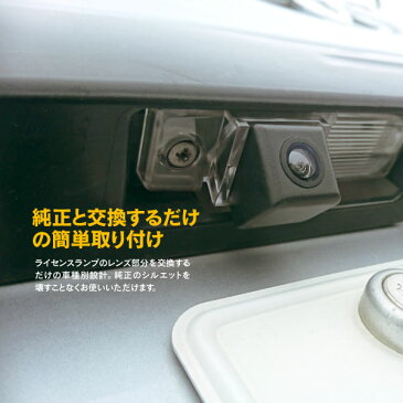 カメラ付き ナンバー灯ユニット ハイエース KDH/TRH200 H16/8〜 純正品番:81270-12520 72011 【送料無料】