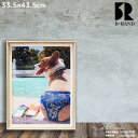 【キラキラとクリスタル輝く】アートパネル クリスタルアート 33.5x43.5cm おしゃれ 可愛い キラキラ 動物 犬 コーギー 夏 プール 水着 アート 壁掛け バー カフェ 水晶 誕生日 ブランド プレゼント お祝い ギフト ラウンジ 店舗 アスクイン ASK IN B・RAND ヒップワン