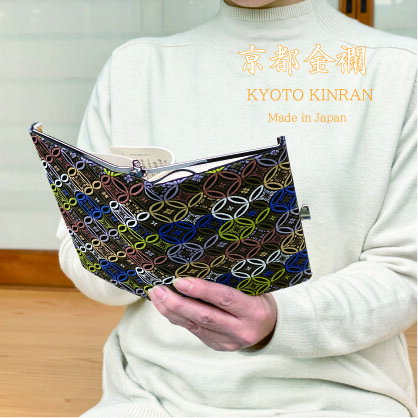 【ビアンデュ】京都金襴 ブックカバー 文庫 布 文庫本サイズ がま口 文庫本 ガマ口 文庫本カバー 文庫カバー 本カバー 本 カバー ブックケース おしゃれ か...