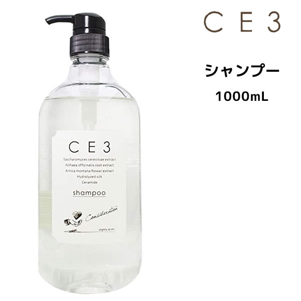 【3,980円以上送料無料】フォードヘア化粧品 CE3 シャンプー ＜1000mL＞シーイースリー 三口産業株式会社 ノンシリコン 低刺激