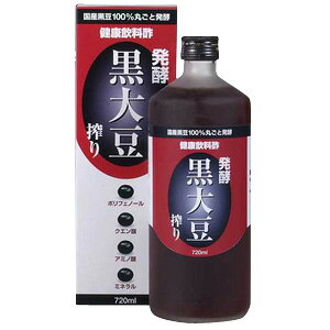 麹発酵　黒大豆搾り 720ml（黒豆クエン酸酢）のサムネイル