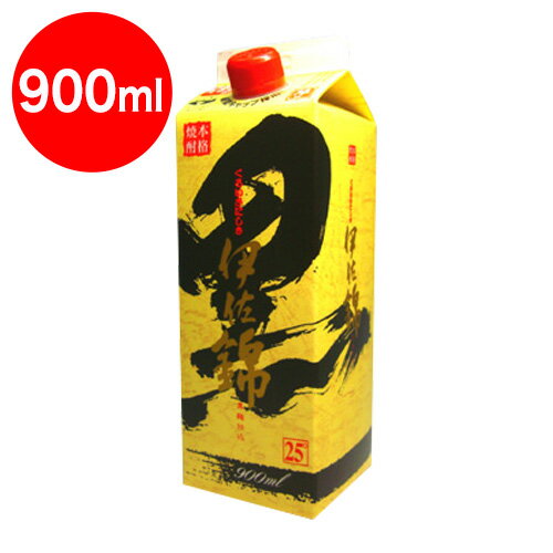 黒伊佐錦パック 芋焼酎　25度 900ml