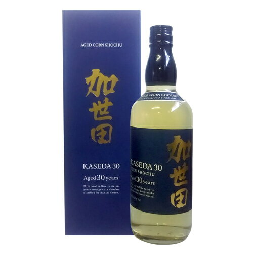 加世田30年　とうもろこし焼酎＜樫樽貯蔵＞34度 720ml