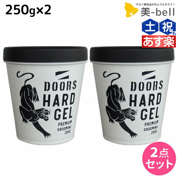 ★最大1,800円OFFクーポン配布★DOORS ドアーズ ハードジェル 250g ×2個 セット / 【送料無料】 美容室 サロン専売品 美容室専売品 おすすめ品 ヘアジェル ハード スタイリング剤 ツヤ 艶