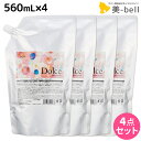 【ポイント3倍!9日20時から】インターコスメ アジューダドルチェ シャンプー 560mL 詰め替え ×4個 セット / 【送料無料】 美容室 サロン専売品 美容院 ヘアケア ノンシリコン シリコンフリー