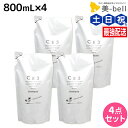 【ポイント3倍!9日20時から】フォード CE3 シャンプー 800mL 詰め替え ×4個 セット / 【送料無料】 ミアンビューティー 弱酸性 MIAN BEAUTY リフィル 美容室 サロン専売品 美容院 ヘアケア