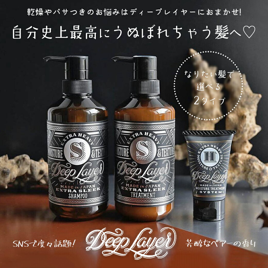 モルトベーネ ディープレイヤー シャンプー 500mL + トリートメント 470g + H 40g ×2個 《ExG・ExS》 選べるセット / 【送料無料】 DeepLayer ビューティーエクスペリエンス 美容室 サロン専売品 美容院 ヘアケア ダメージ 3