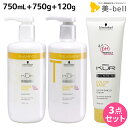 シュワルツコフ BCクア カラーセーブ シャンプー a 750mL + トリートメント a 750g + カラーシールドクリーム 120g セット