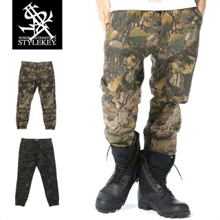 STYLEKEYスタイルキー迷彩ジョガーパンツREALTREECAMOJOGGERPANTS(SK17SP-PT02)メンズファッションヒップホップダンサーB系ストリート系通販ボトムスジョガーパンツカモ柄迷彩リアルツリーカモジョグパンツ大きいサイズ