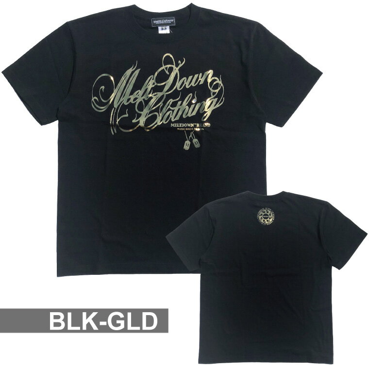 MELTDOWN(メルトダウン) Tシャツ FOIL SCRIPT S/S TEE(MD-SS02) メンズファッショ...