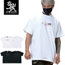 STYLEKEY スタイルキー 半袖Tシャツ WEALTH S/S TEE(SK21SP-SS07) カラフル 刺繍 マルチカラー ヒップホップ B系 ストリート系 レゲエ スケーター ダンサー ロック バンド 半T ショートスリーブ ロゴ バックプリント 大きいサイズ 4L 3XL XXXL