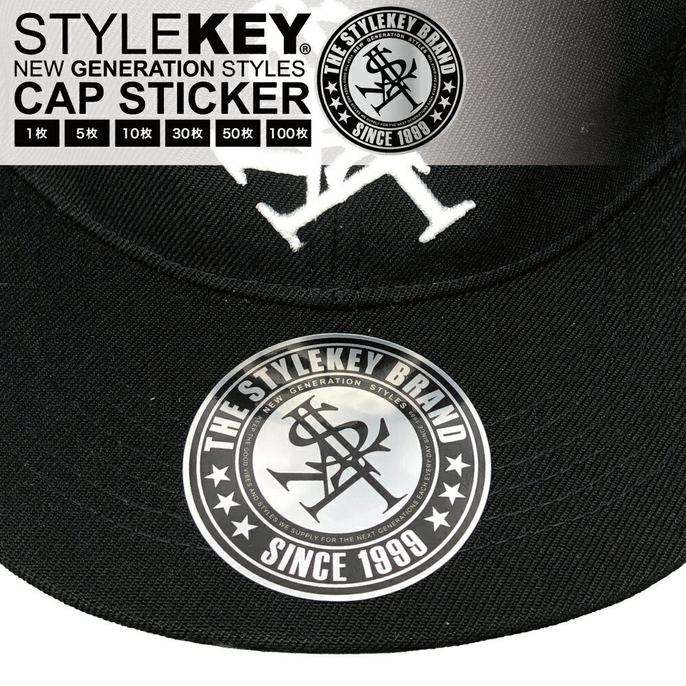 STYLEKEY スタイルキー キャップステッカー CAP STICKER(SK99-ET001) ストリート系 HIPHOP ヒップホップ レゲエ ロッ…