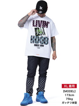 STYLEKEY CLASSIC LABEL スタイルキー クラシック・レーベル 半袖Tシャツ BOND OF HOOD S/S TEE(SK99CL-SS01) ヒップホップ B系 ストリート系 レゲエ ロック バンド 半T ショートスリーブ モノグラム バックプリント 大きいサイズ ビッグサイズ 3L 4L XXL XXXL