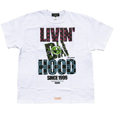 STYLEKEY CLASSIC LABEL スタイルキー クラシック・レーベル 半袖Tシャツ BOND OF HOOD S/S TEE(SK99CL-SS01) ヒップホップ B系 ストリート系 レゲエ ロック バンド 半T ショートスリーブ モノグラム バックプリント 大きいサイズ ビッグサイズ 3L 4L XXL XXXL