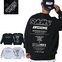 STYLEKEY CLASSIC LABEL(スタイルキー クラシック・レーベル) クルースウェット MANUAL CREW SWEAT(SK99CL-SWC0...
