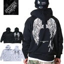 STYLEKEY CLASSIC LABEL(スタイルキー クラシック レーベル) スウェットパーカー FALLEN ANGEL HOOD SWEAT(SK99CL-SWH18) 堕天使の羽 翼 ロゴ フード プルオーバー メンズファッション ストリート系 ヒップホップ B系 レゲエ ロック バンド 大きいサイズ 3L 4L XXL XXXL