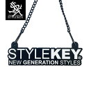 STYLEKEY (スタイルキー) サインボード STATUS ACRYLIC SIGNBOARD (SK99ET-AP01) ロゴ 小物 アクセサリー ネックレス 飾り ストラップ タグ 車 バイク カスタム バックミラー 部屋 壁飾り ドアプレート 看板 カバン バック リュック ジップ ストリート系 ヒップホップ B系