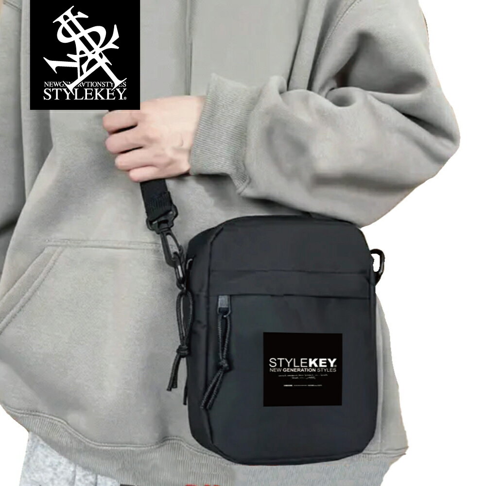 楽天B-BROS Online StoreSTYLEKEY （スタイルキー） ミニフェスショルダーバック MINI FES SHOULDER BAG（SK99ET-MFB04） 鞄 カバン ポーチ ウエストバック ミニバック ショルダーバック ストリート系 B系 ヒップホップ ロック バンド レゲエ 野外フェス イベント クラブ デート 通勤 通学 ショッピング