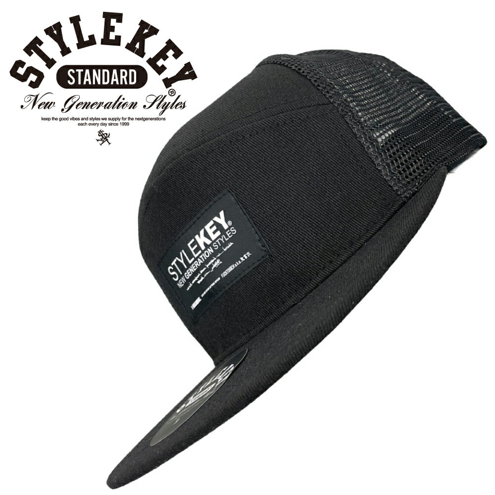 Rakuten - STYLEKEY STANDARD スタイルキー スタンダード メッシュキャップ FISHING MESH CAP(SK99SD-CP01) ロゴ ネーム生地 縫い付け メンズ レディース ファッション ヒップホップ B系 レゲエ アメカジ ロック ストリート系 ベースボールキャップ 西海岸 ウェッサイ ギャング 帽子