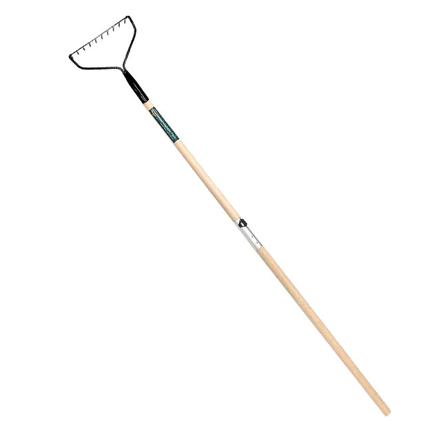 2本継 アメリカンレーキ10本爪 1200柄 ( レーキ 土ならし くまで 熊手 ガーデニング ガーデン 園芸用品..