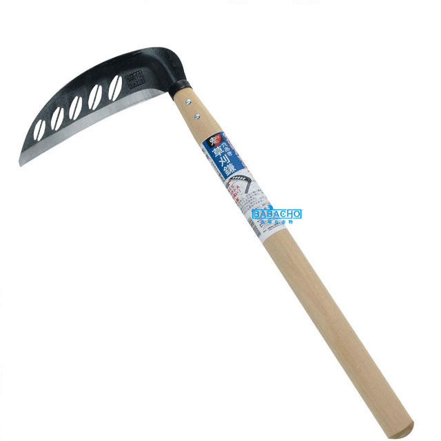 穴あき薄型草刈鎌195mm（鋼付）02115( 草刈 グッズ ガーデニング 手入れ 雑草 園芸用品 雑貨 芝刈 除草..