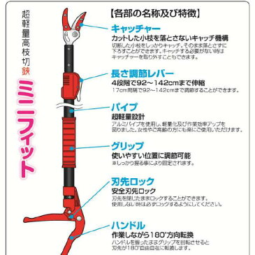 軽量高枝切鋏A293と太枝切鋏セット( 剪定ばさみ 道具 枝きり 庭木 剪定 軽量 高枝切りバサミ はさみ 枝切りバサミ 剪定鋏 伸縮 剪定バサミ ガーデニング 枝切り鋏 園芸用品 超軽量 ハサミ 枝切りハサミ 庭 太枝切り鋏 剪定ハサミ 枝切りはさみ 枝きりはさみ )