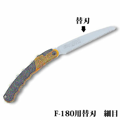 のこぎり F180細目用替刃 No142-18 ( 枝切り 枝きり 園芸用資材・雑品 剪定用のこ...