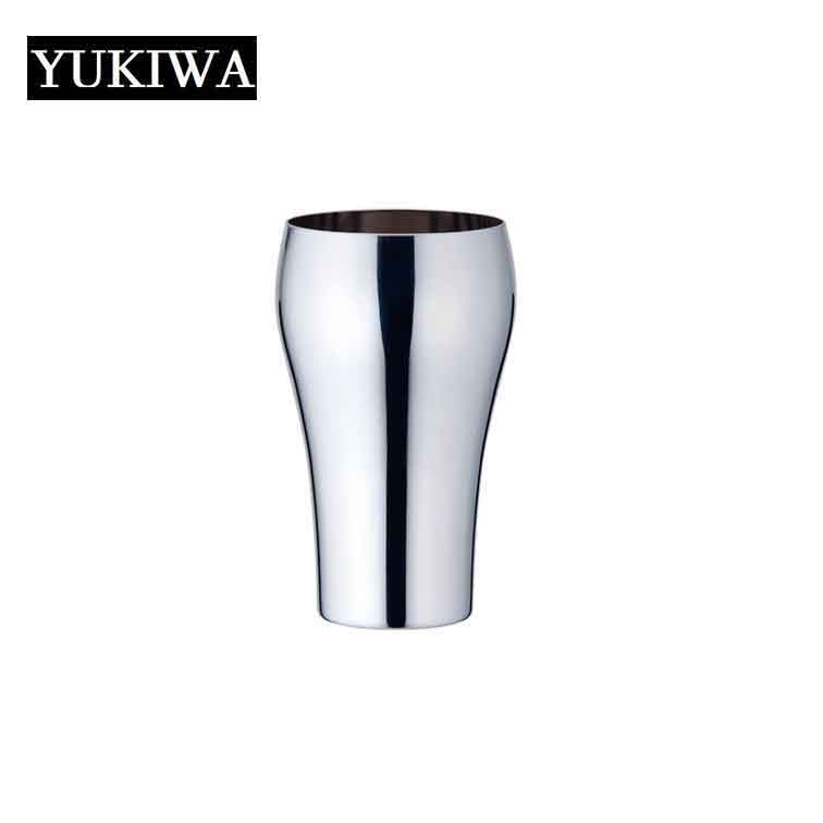 YUKIWA タンブラー メイドイン燕の逸品 ユキワ ビアタンブラーS 一重構造 250ml 11000005（ 燕三条 日本製 純銅 タンブラー ステンレス 冷酒 カップ 日本酒 グラス お猪口 おちょこ ぐい飲み 酒器 保冷 保温 熱伝導 コップ 贈り物 プレゼント お酒 ギフト ラッピング )