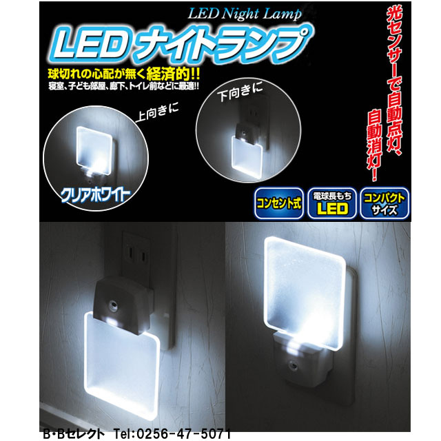 ナイトランプクリアホワイト SV-4250