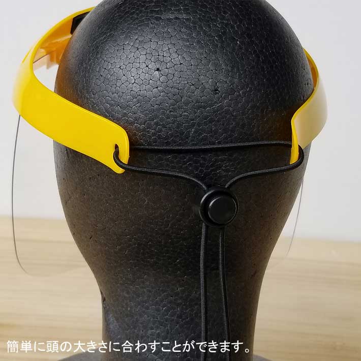 ミニフェイスプロテクター A-979 クリアシールド フェイスシールド