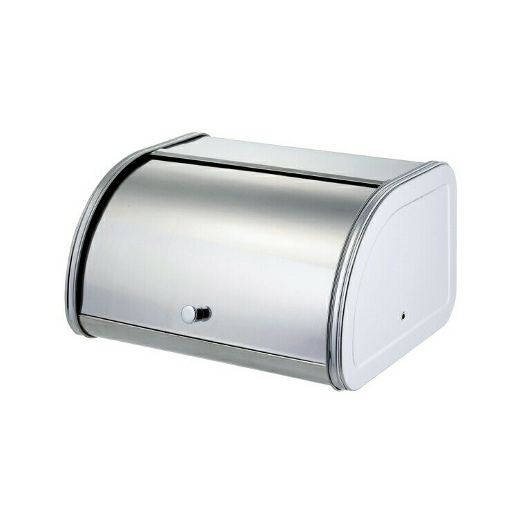 ブレッドケース ショート シルバー ( フタ付 容器 パン ふた 蓋 調味料 フードストッカー 容器 鍋 つくりおき 乾物 冷蔵 開閉可能 保存 お菓子 ステンレス 食品 )