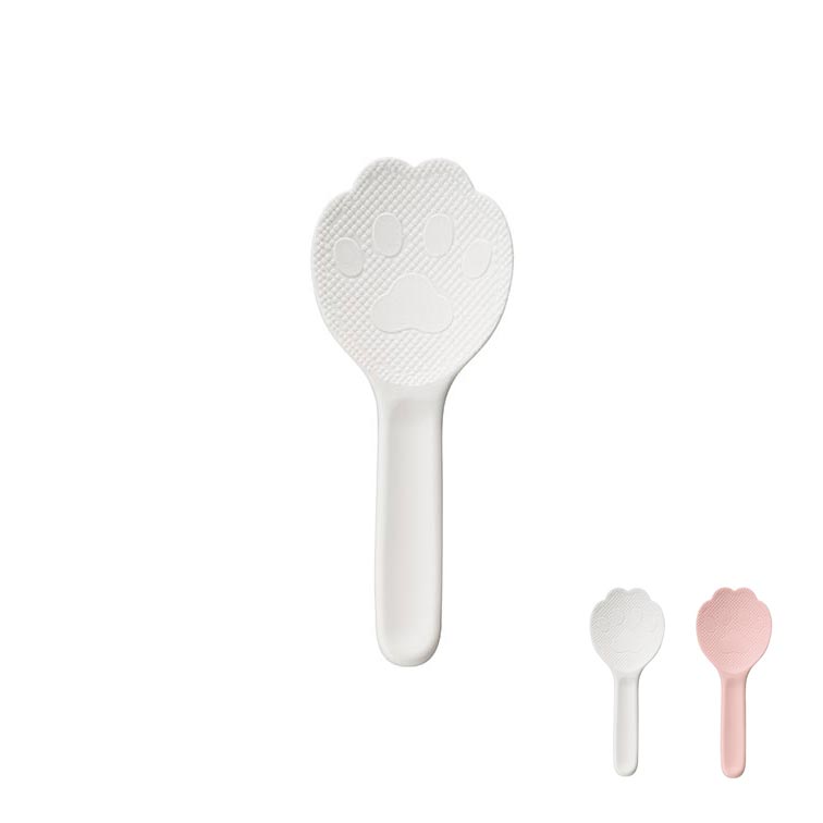 ねこしゃもじ（ お米 付きににくい くっつきにくい 日本製 食洗器 ごはん つかない キッチン 雑貨 燕三条 調理 用具 お店 店舗 道具 用品 小物 便利 ウェア グッズ アイテム 雑貨 クッキング シンプル おしゃれ 機能 楽々 ）