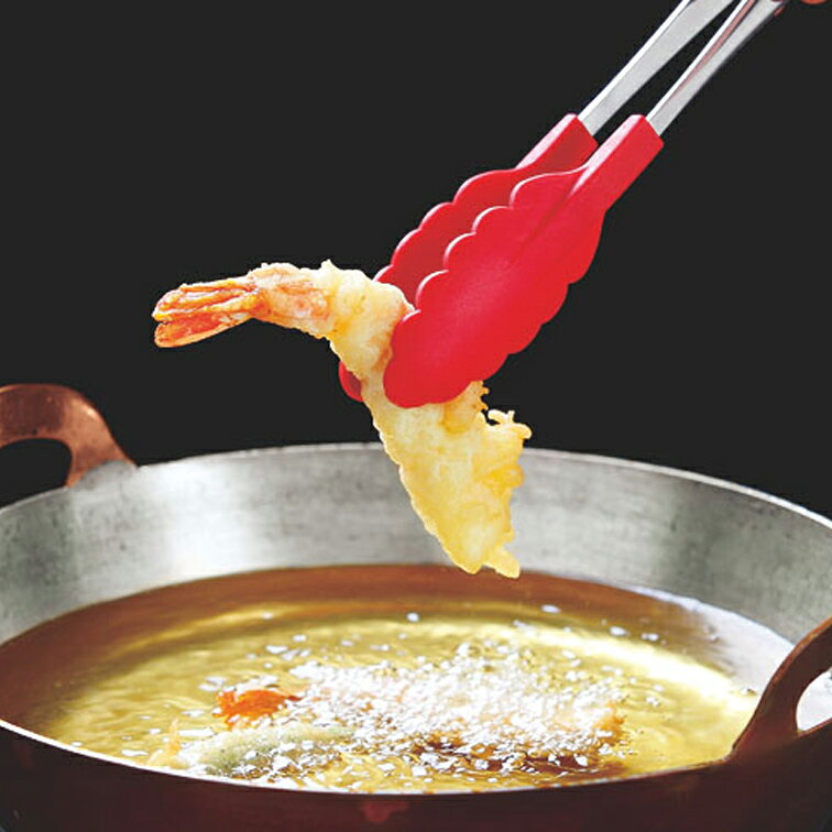 田辺金具 カラートング 大 30cm ( 日本製 燕三条 ステンレス キッチン ツール 用品 抗菌 耐熱 アウトドア パスタ お店 店舗 パン クッキング キャンプ サラダ 台所 調理 料理 フード 揚げ 茹で 炒め 食洗機 ナイロン 万能 取り分け 盛り つかむ ） b-bselect-10021146 B・Bセレクト楽天市場店 サンプル画像2