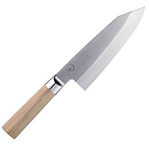 商品内容販売元：貝印株式会社原産国：日本サイズ:381×74×30mm 重量:345g 刃渡り:165mm 材質:刃・ステンレスクラッド複合材/切り刃・ハイカーボンステンレス刃物鋼/側金、口金・ステンレススチール/柄・積層強化木 ここに注目・ミシュランの星を取り続ける「一凛」店主とのコラボ商品。